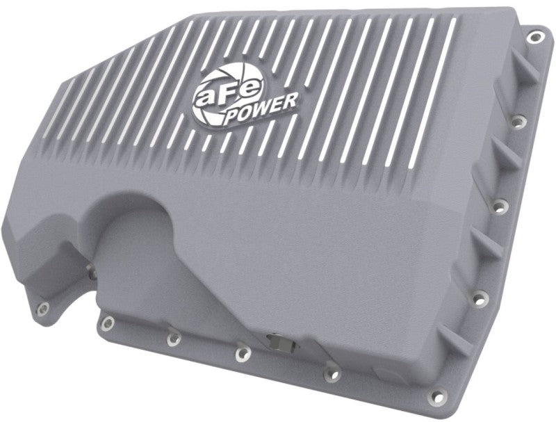 aFe 05-19 VW 1.8L/2.0L w/o Oil Sensor Engine Oil Pan Raw POWER Street Series w/ Machined Fins aFe Diff Covers  AXOPROS