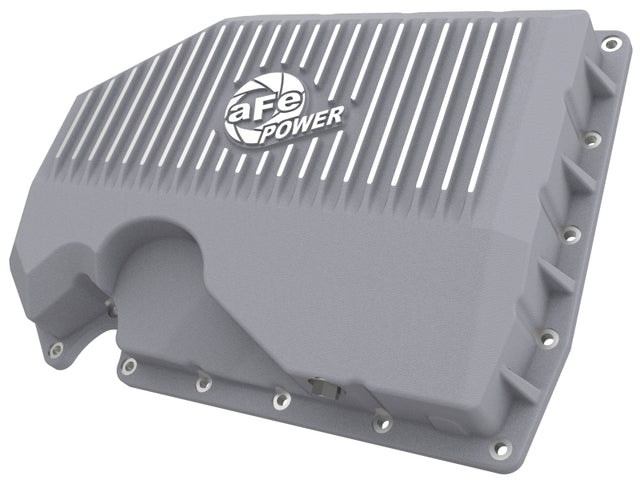 aFe 05-19 VW 1.8L/2.0L w/o Oil Sensor Engine Oil Pan Raw POWER Street Series w/ Machined Fins aFe Diff Covers  AXOPROS