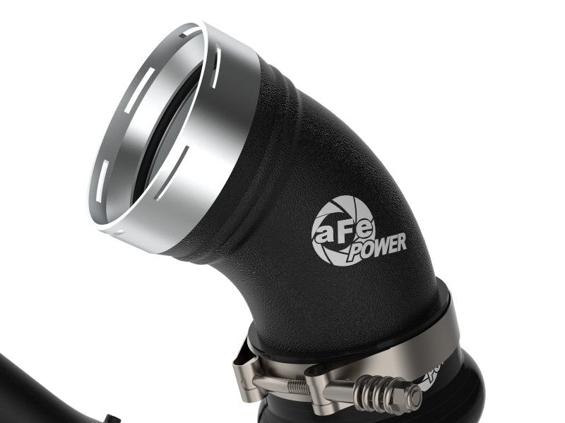 aFe 06-10 GM Diesel Trucks V8 6.6L BladeRunner Aluminum Hot & Cold Charge Pipe Kit - Black aFe Intercoolers  AXOPROS