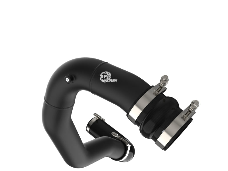 afe 08-10 Ford Trucks V8-6.4L (td) BladeRunner 3 IN Aluminum Hot Charge Pipe - Black aFe Intercoolers  AXOPROS