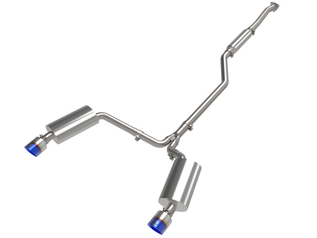 aFe 09-14 Acura TSX L4 2.4L Takeda 2-1/2in to 2-1/4in 304 SS Cat-Back Exhaust System w/BlueFlame Tip aFe Catback  AXOPROS