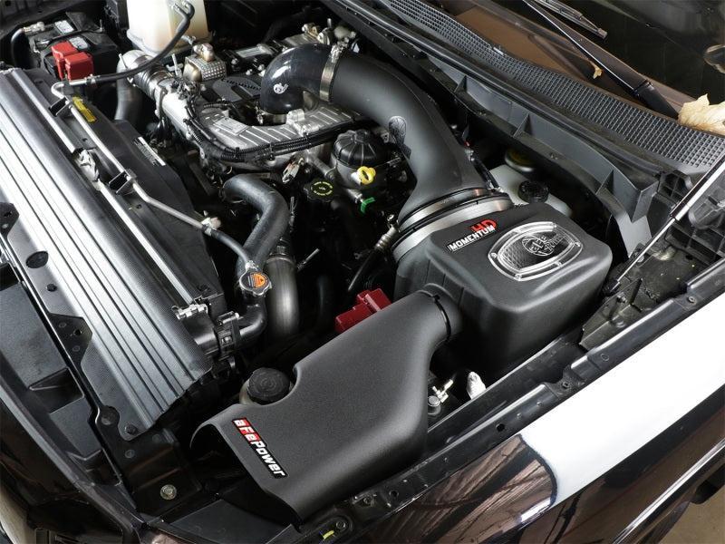aFe 16-19 Nissan Titan XD V8 5.0L Momentum HD Cold Air Intake System w/ Pro DRY S Media aFe Cold Air Intakes  AXOPROS