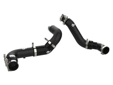 aFe 16-19 RAM 1500 V6 3.0L (TD) BladeRunner 3in Aluminum Hot & Cold Charge Pipe Kit - Black aFe Intercoolers  AXOPROS