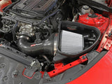 aFe 17-12 Chevrolet Camaro ZL1 (6.2L-V8) Track Series Carbon Fiber CAI System w/ Pro-DRY S Filters aFe Cold Air Intakes  AXOPROS