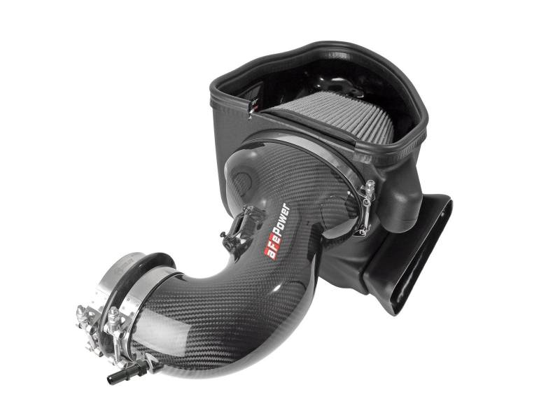 aFe 17-12 Chevrolet Camaro ZL1 (6.2L-V8) Track Series Carbon Fiber CAI System w/ Pro-DRY S Filters aFe Cold Air Intakes  AXOPROS