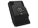 aFe 17-24 Ford F-150 10R60/10R80 Pro Series Rear Transmission Pan Black w/ Machined Fins aFe Diff Covers  AXOPROS