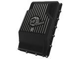 aFe 17-24 Ford F-150 10R60/10R80 Pro Series Rear Transmission Pan Black w/ Machined Fins aFe Diff Covers  AXOPROS