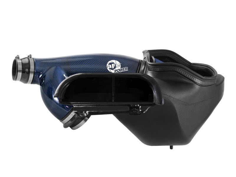 aFe 17-24 Ford F-150 Track Series Blue Kevlar Carbon Fiber C/A Intake System w/Black Pro 5R Filter aFe Cold Air Intakes  AXOPROS