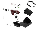 aFe 17-24 Ford F-150 Track Series Red Kevlar Carbon Fiber C/A Intake System w/Black Pro 5R Filter aFe Cold Air Intakes  AXOPROS