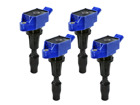 aFe 18-21 Kia Stinger / 22-24 Hyundai Elantra N SCORCHER High-Performance Ignition Coil - Pack of 4 aFe Stock Replacement Ignition  AXOPROS