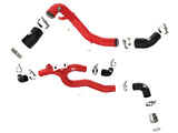 AFE 18-21 Kia Stinger V6-3.3L BladeRunner Alum Hot/Cold Charge Pipe Kit Red aFe Intercoolers  AXOPROS