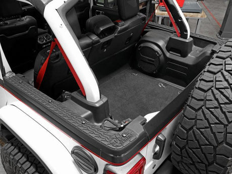 aFe 18-22 Jeep Wrangler JL (4-Door Models w/ 3-Piece Hard-Top Only) Terra Guard Tub Rail Covers aFe Hard Top Accessories  AXOPROS