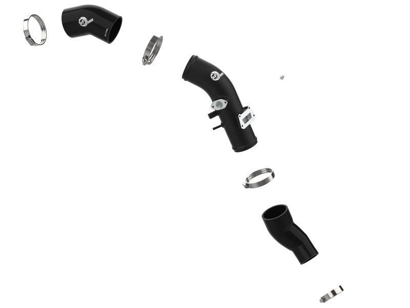 aFe 19-22 Hyundai Veloster N L4 2.0L (t) BladeRunner 2-3/4in Aluminum Cold Charge Pipe - Black aFe Intercoolers  AXOPROS