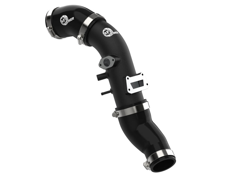 aFe 19-22 Hyundai Veloster N L4 2.0L (t) BladeRunner 2-3/4in Aluminum Cold Charge Pipe - Black aFe Intercoolers  AXOPROS