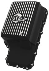 aFe 20-21 Ford Truck w/ 10R140 Transmission Pan Black POWER Street Series w/ Machined Fins aFe Diff Covers  AXOPROS