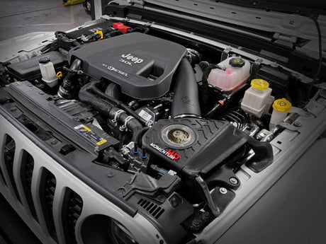 aFe 20-21 Jeep Wrangler (JL) V6-3.0L (td) Momentum HD Cold Air Intake System w/ Pro GUARD 7 Media aFe Cold Air Intakes  AXOPROS