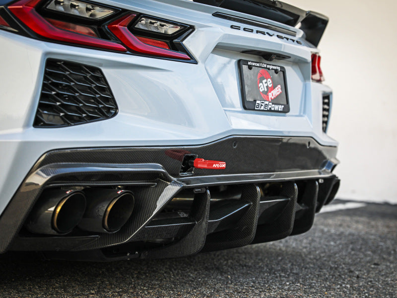 AFE 20-24 Chevrolet C8 Corvette Rear Tow Hook - Red aFe Tow Hooks  AXOPROS