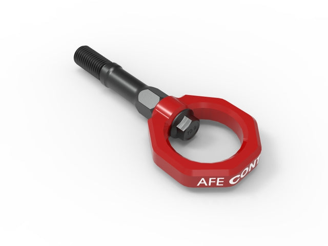AFE 20-24 Chevrolet C8 Corvette Rear Tow Hook - Red aFe Tow Hooks  AXOPROS