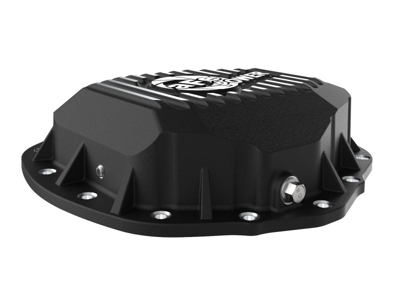 aFe 2020 Chevrolet Silverado 2500 HD  Rear Differential Cover Black ; Pro Series w/ Machined Fins aFe Diff Covers  AXOPROS