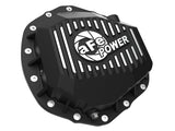 aFe 2020 Chevrolet Silverado 2500 HD  Rear Differential Cover Black ; Pro Series w/ Machined Fins aFe Diff Covers  AXOPROS