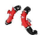 aFe 2022 Toyota Land Cruiser (J300) V6-3.5L (tt) BladeRunner 2.5in Aluminum Hot Charge Pipe - Red aFe Intercoolers  AXOPROS