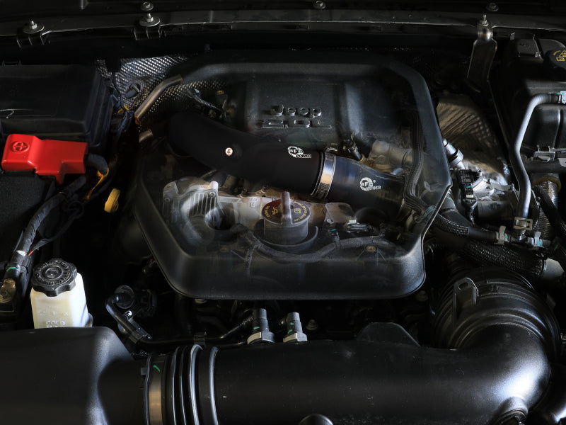 aFe 2024+ Jeep Wrangler JL L4-2.0L (t) BladeRunner 2-1/2in Aluminum Hot Charge Pipe - Black aFe Intercoolers  AXOPROS