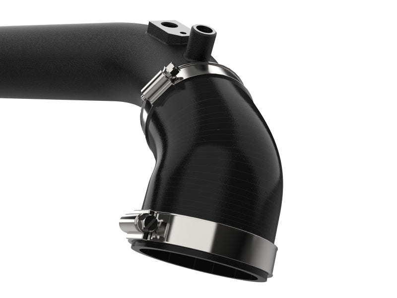 aFe 2024+ Jeep Wrangler JL L4-2.0L (t) BladeRunner 2-1/2in Aluminum Hot Charge Pipe - Black aFe Intercoolers  AXOPROS