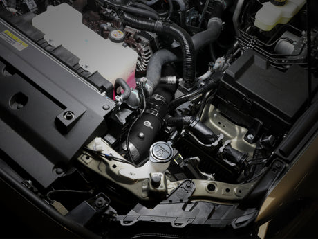 aFe 2024+ Toyota Tacoma BladeRunner  2.5in & 3in Aluminum Hot & Cold Charge Pipe Kit - Black aFe Intercoolers  AXOPROS