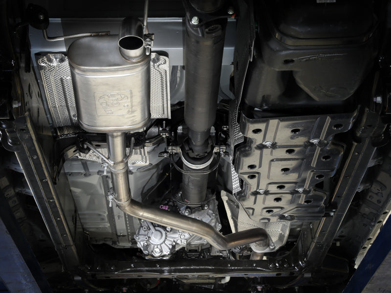 aFe 2024 Toyota Tacoma L4-2.4L ROCK BASHER 2.5in 409 Stainless Steel Cat-Back Exhaust System aFe Catback  AXOPROS