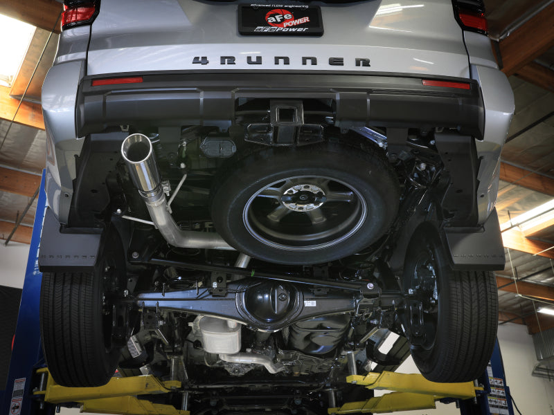aFe 2025 Toyota 4-Runner 2.5in to 3in SS-304 Cat-Back Exhaust w/ Polished Tip aFe Catback  AXOPROS
