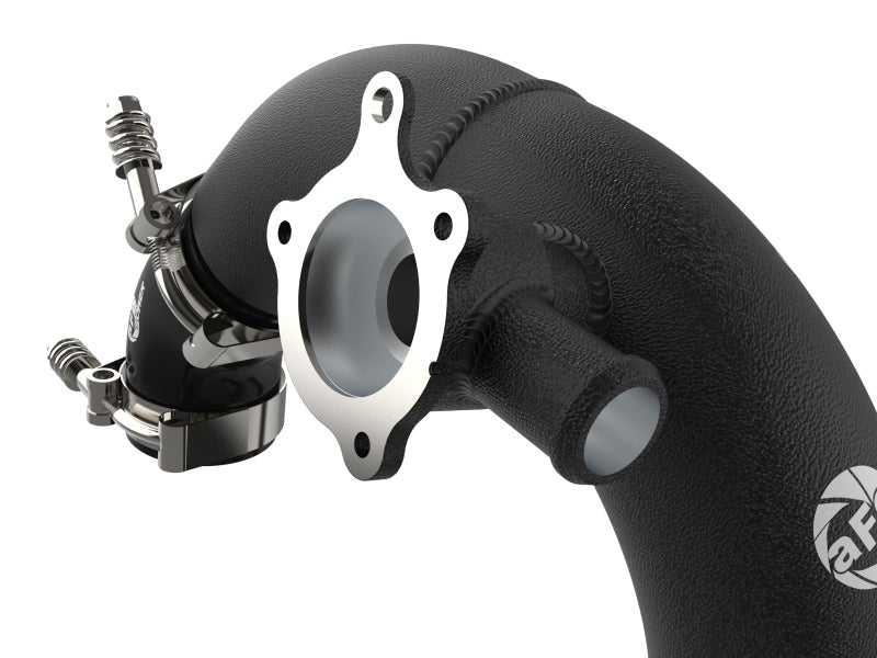 AFE 21-22 Ford Bronco L4-2.3L (t) BladeRunner Alum Hot/Cold Charge Pipe Kit - Black aFe Intercoolers  AXOPROS