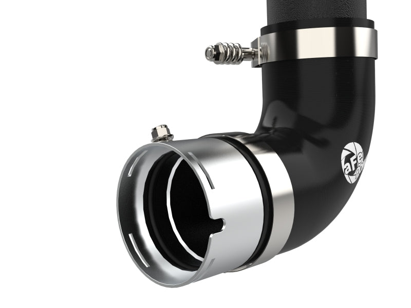 aFe 21-23 Ford Bronco V6-2.7Ltt BladeRunner Alum Hot & Cold Charge Pipe Kit - Black aFe Intercoolers  AXOPROS