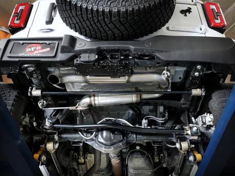 aFe 21-24 Ford Bronco Apollo GT Series 3 IN 409 Stainless Steel Hi-Tuck Axle-Back Exhaust aFe Axle Back  AXOPROS