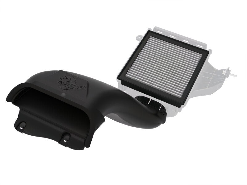 aFe 21-24 Ford F-150 V6/V8 Dynamic Air Scoop w/ Pro DRY S Filter (D.A.S. PLUS) aFe Cold Air Intakes  AXOPROS