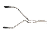 aFe 21-24 Ford F-150 Vulcan Series 3 IN to 3-1/2 IN Stainless Steel Cat-Back Exhaust System - Black aFe Catback  AXOPROS