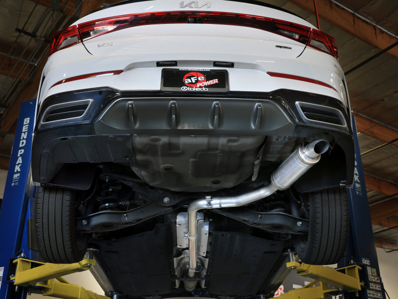 aFe 21-24 Kia K5 Takeda 2.5in 304 Stainless Steel Cat-Back Exhaust System aFe Catback  AXOPROS