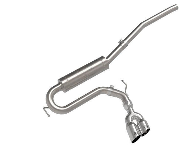 aFe 22-23 Ford Maverick EcoBoost L4 2.0L(t) Rebel Series 2-1/2in 304 SS Cat-Back w/ Polished Tip aFe Catback  AXOPROS