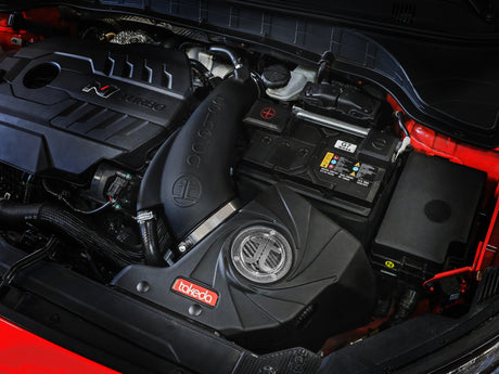 aFe 22-23 Hyundai Kona N L4 2.0L(t) Takeda Momentum Cold Air Intake System w/ Pro DRY S Filter aFe Cold Air Intakes  AXOPROS
