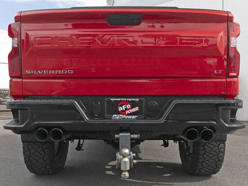 aFe 23-24 GM Trucks L6-3.0L (td) LZ0 Vulcan Series 3in 304 SS DPF-Back Exhaust System w/ Black Tip aFe DPF Back  AXOPROS