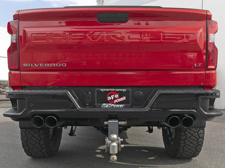 aFe 23-24 GM Trucks L6-3.0L (td) LZ0 Vulcan Series 3in 304 SS DPF-Back Exhaust System w/ Black Tip aFe DPF Back  AXOPROS
