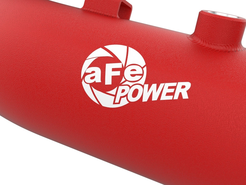 aFe 23-25 Ford F250/F350 Super Duty V8-6.7L BladeRunner Aluminum Hot & Cold Charge Pipe Kit - Red aFe Intercoolers  AXOPROS
