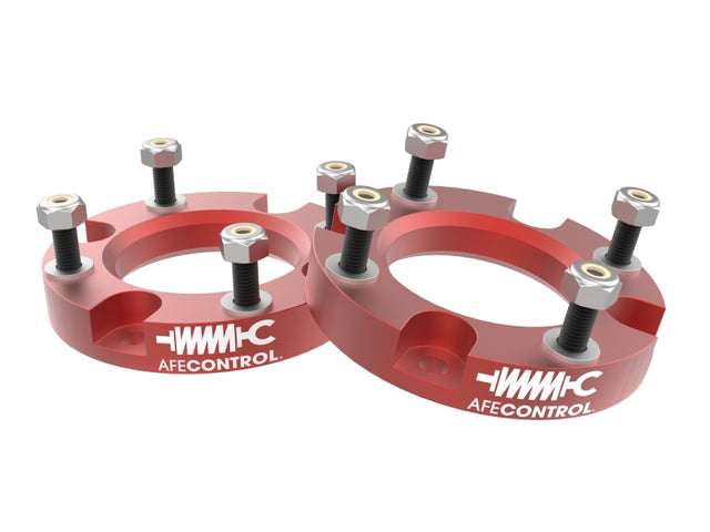 aFe 24-25 Toyota Tacoma CONTROL 1.5in Leveling Kit - Red aFe Lift Kits  AXOPROS