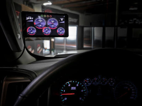 aFe AGD Advanced Gauge Display Digital 5.5in Monitor 08-18 Dodge/RAM/Ford/GM Diesel Trucks aFe Gauges  AXOPROS