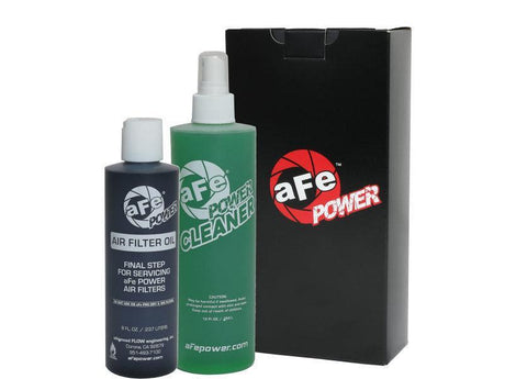 aFe Air Filter Restore Kit (8oz Squeeze Oil & 12oz Spray Cleaner) - Black aFe Additives  AXOPROS