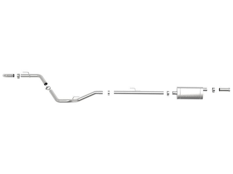 aFe Apollo GT Series 2-1/2in 409 SS Cat-Back Hi-Tuck Exhaust System 2020 Jeep Gladiator (JT) V6-3.6L aFe Catback  AXOPROS