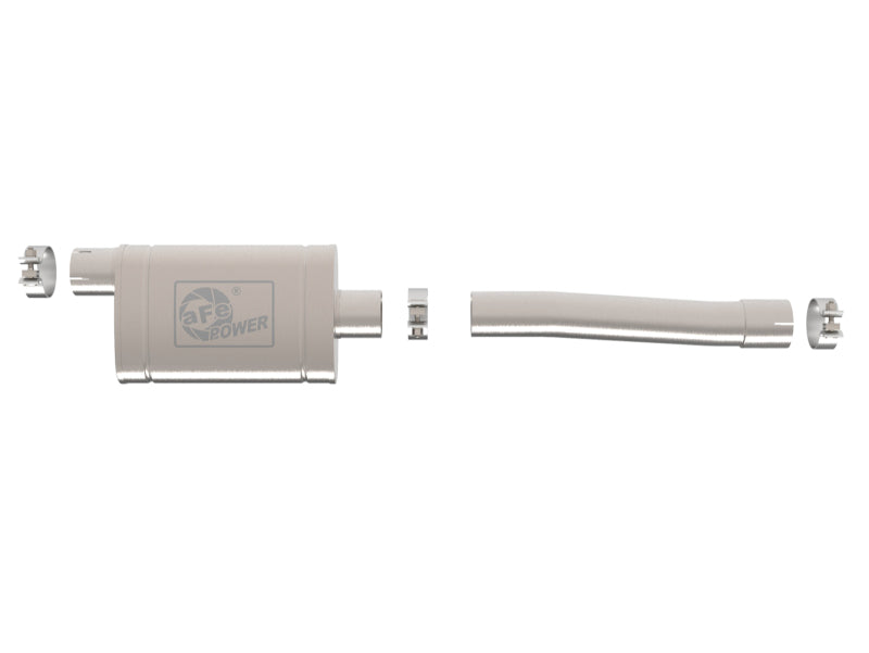 aFe Apollo GT Series 3in 409 Stainless Steel Muffler Upgrade 2019 GM Silverado/Sierra 1500 V8-6.2L aFe Catback  AXOPROS