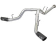 aFe ATLAS 4in DPF-Back Alum Steel Exhaust System w/Black Tip 2017 Ford Diesel Trucks V8-6.7L (td) aFe DPF Back  AXOPROS