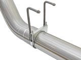 aFe ATLAS 5in DPF-Back Alum Steel Exhaust System w/Black Tip 2017 Ford Diesel Trucks V8-6.7L (td) aFe DPF Back  AXOPROS