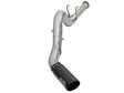aFe ATLAS 5in DPF-Back Alum Steel Exhaust System w/Black Tip 2017 Ford Diesel Trucks V8-6.7L (td) aFe DPF Back  AXOPROS