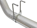aFe ATLAS 5in DPF-Back Alum Steel Exhaust System w/Polished Tip 2017 Ford Diesel Trucks V8-6.7L (td) aFe DPF Back  AXOPROS